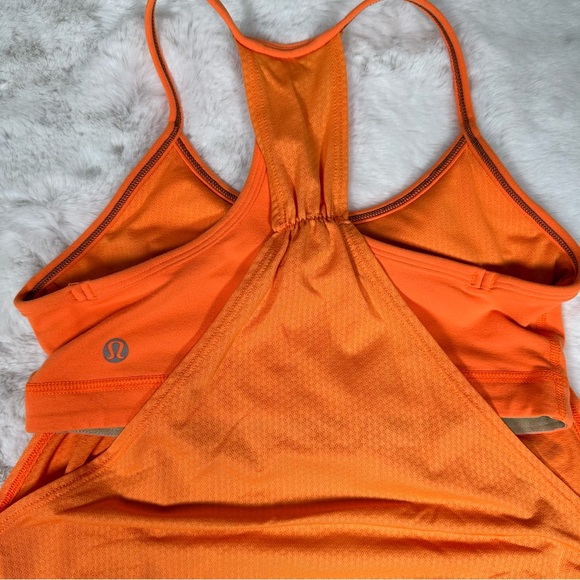Lululemon No Limits Orange Tank Top - Picture 8 of 9